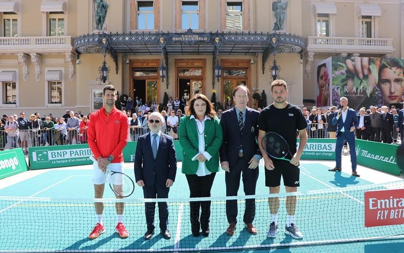 Новак Джокович и Стэн Вавринка провели выставочный поединок в Монте-Карло — Новости тенниса на GoTennis.ru